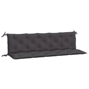 Cuscini Panca Giardino 2 pz | Cuscini per sedie Antracite 180x50x7cm Tessuto Oxford