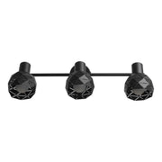Faretto da parete Reus 3xE14 nero in metallo Light Prestige