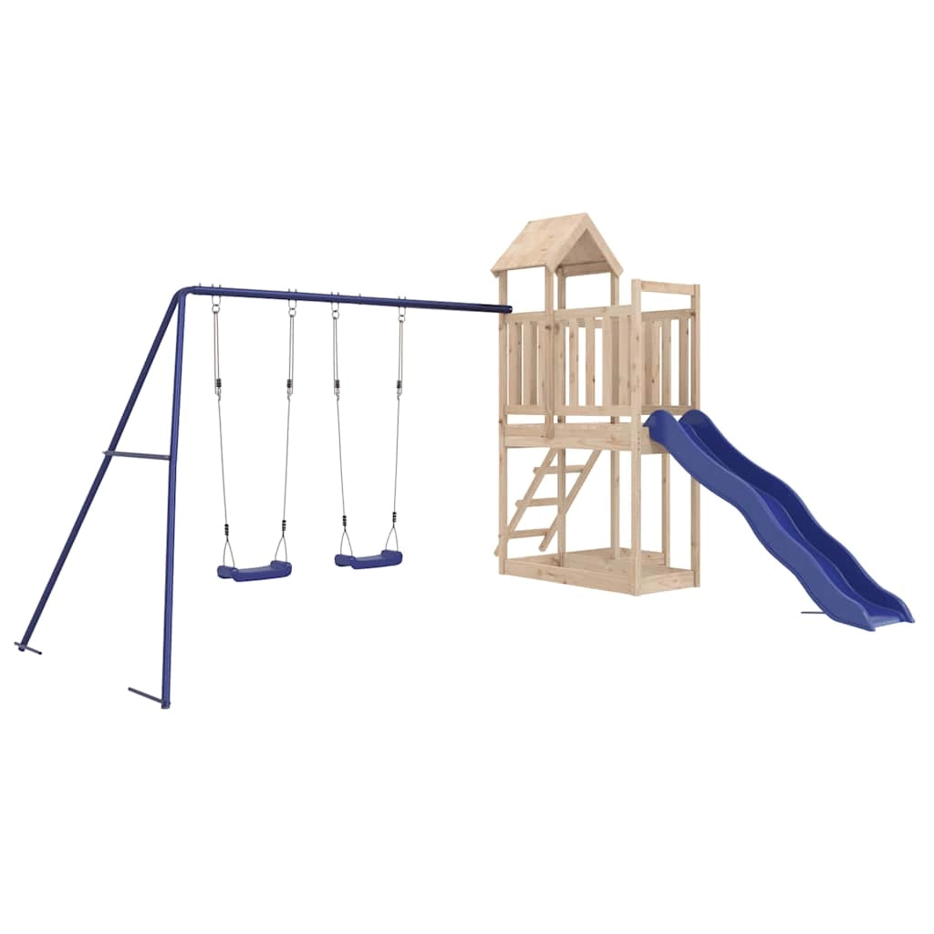 Set da Gioco da Esterno in Legno Massello di Pinocod mxl 126603