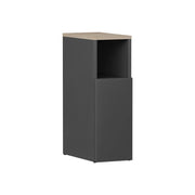 Vicco Comodino camera da letto Antracite/Sonoma 20 x 59.5 cm con 1 porta