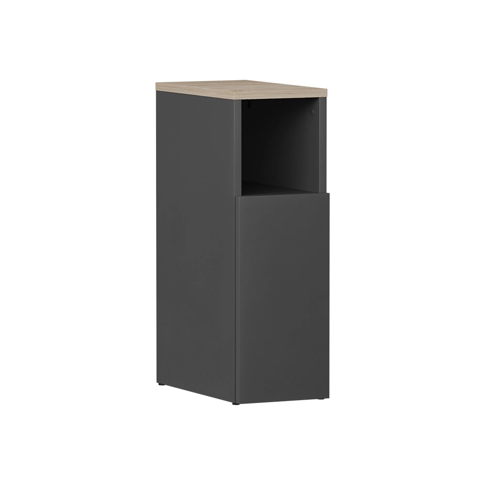 Vicco Comodino camera da letto Antracite/Sonoma 20 x 59.5 cm con 1 porta
