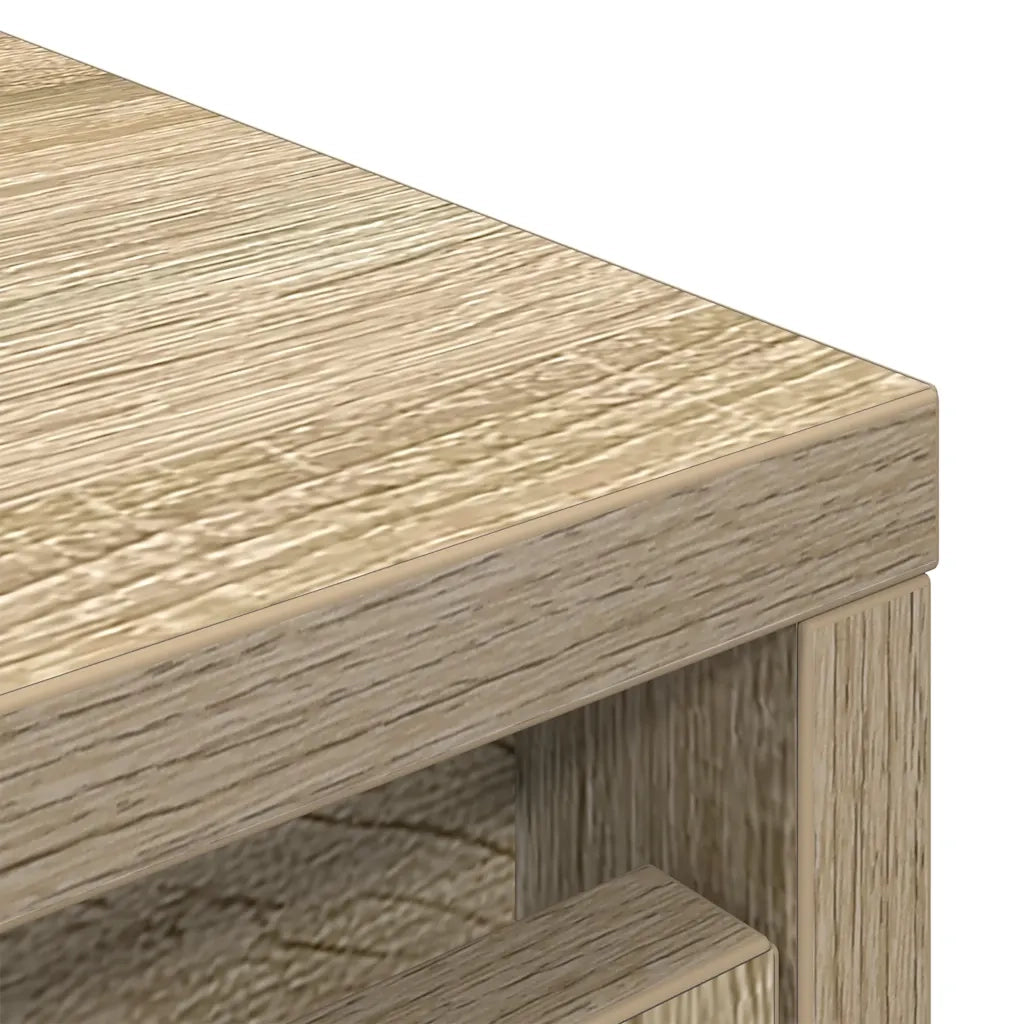 Scarpiera-Scaffale per scarpe Rovere Sonoma 57x34x76 cm in Legno Multistrato