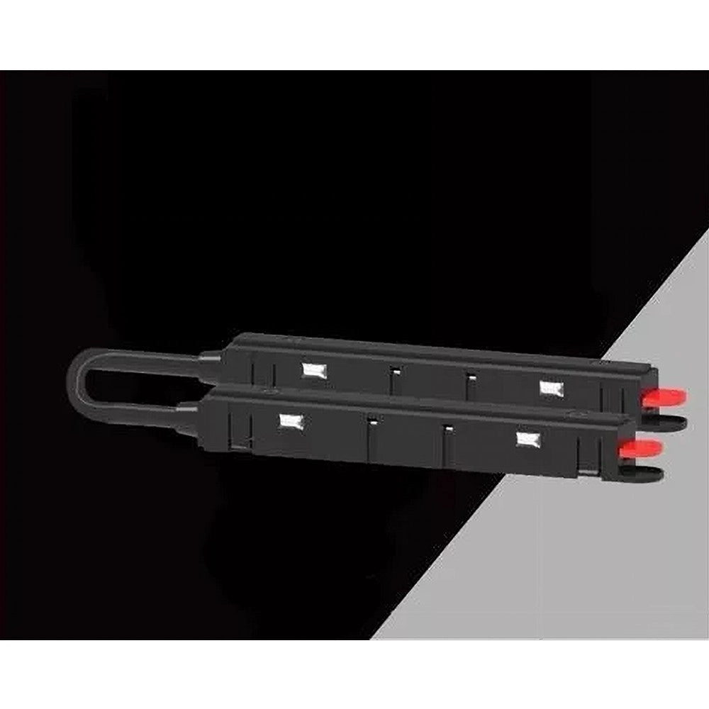 Trade Shop - Connettore Giunzione Angolare Installabile Guida Binario Magnetico Nero 48v Mk-j -