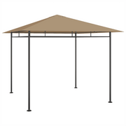 Gazebo 3x3x2,7 m Grigio Talpa 180 g/mÂ²
