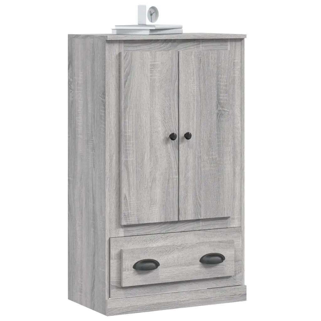 Credenza-Buffet-Armadio da cucina Grigio Sonoma 60x35,5x103,5 cm in Legno Multistrato 259933