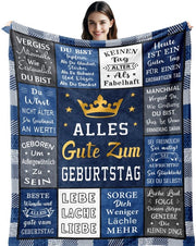 Regalo di compleanno per uomo, doni per uomo, doni per uomo compleanno, dono uomo compleanno, regalo uomo di compleanno, dono uomo di compleanno, coperta uomo 150X130CM