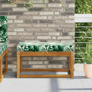 Cuscino da Sedia Esterno Fogli tropicali 80 x 40 x 8 cm 900960