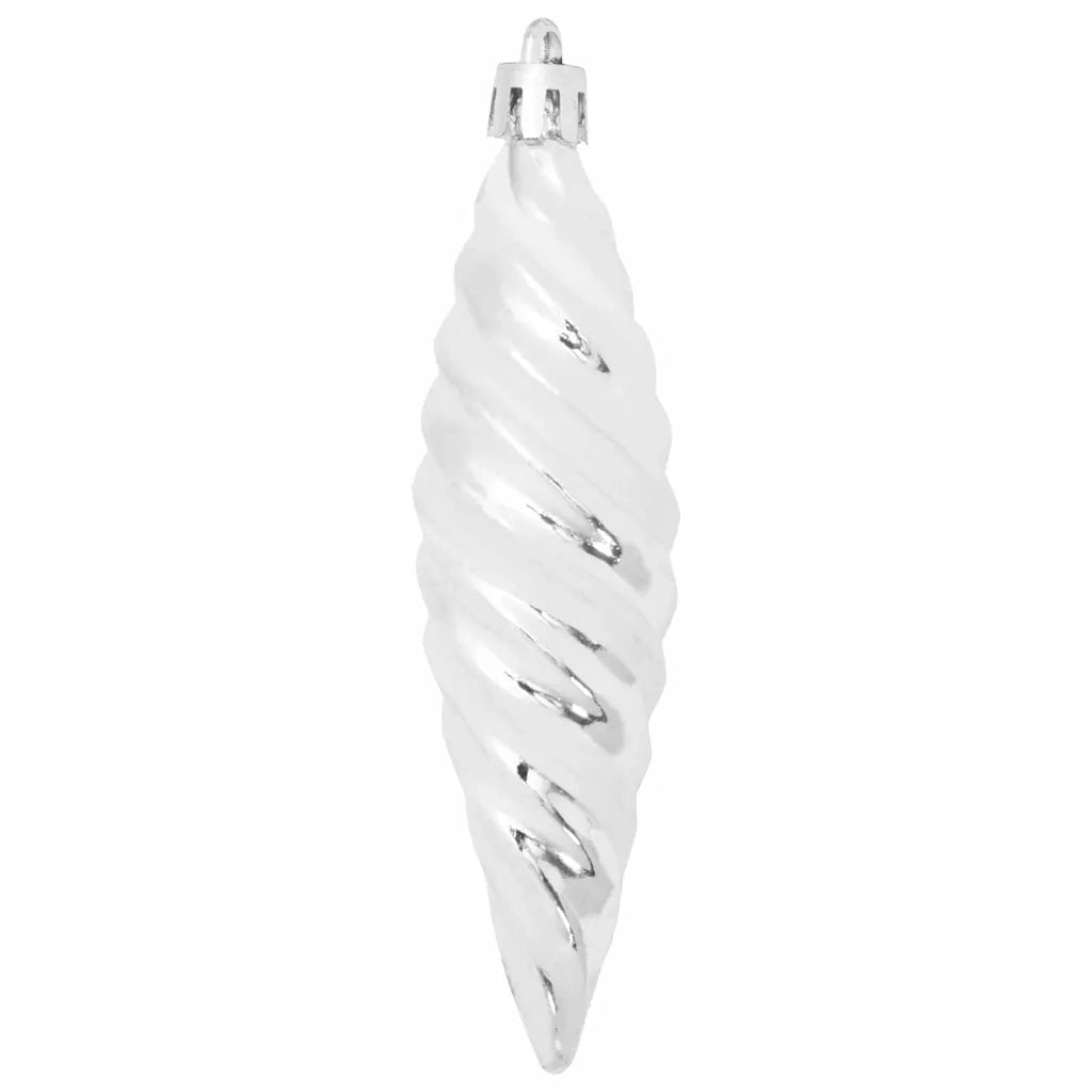 Palla a spirale di Natale 40 pcs Argento Plastica