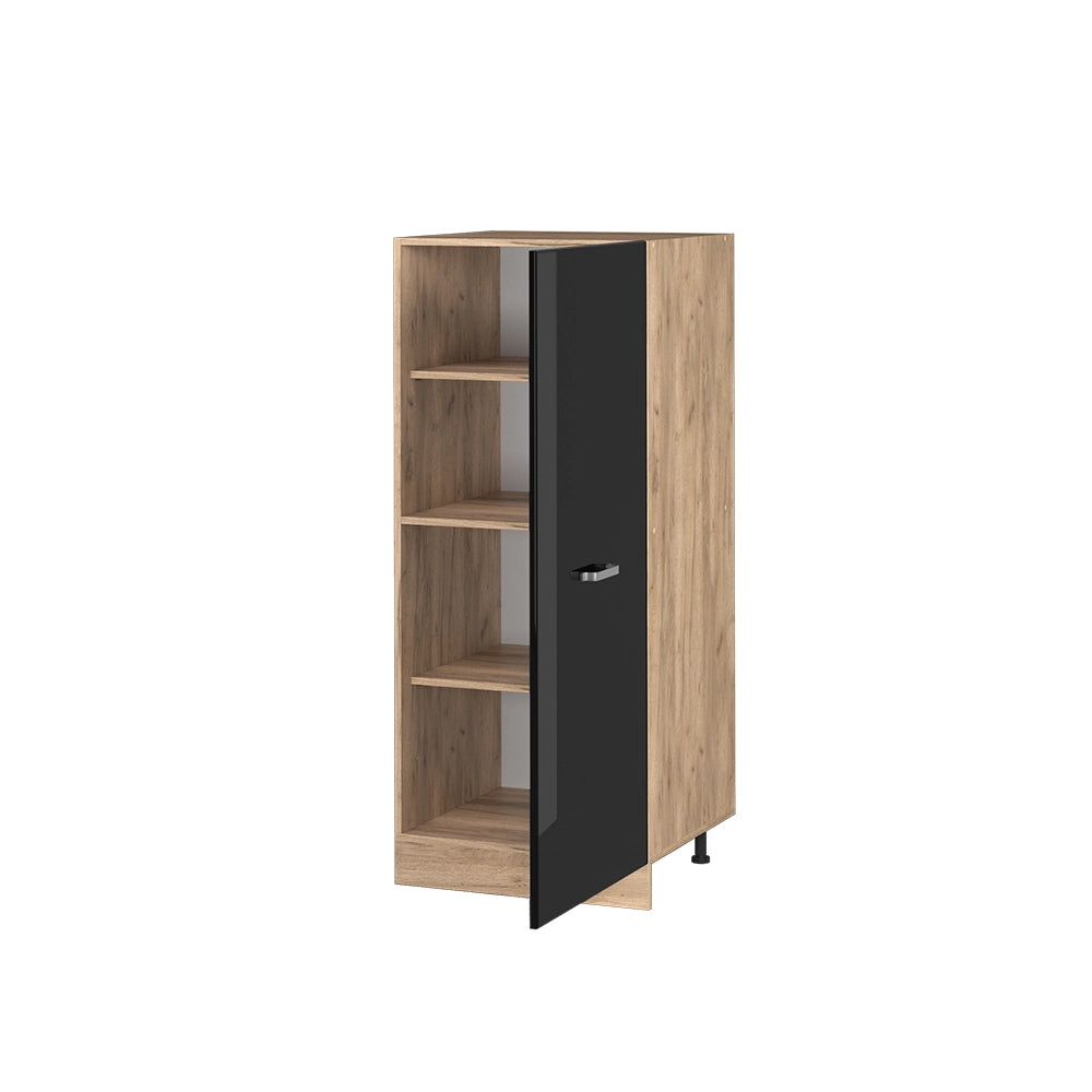 Vicco mobile cucina dispensa Nero lucido 60 cm