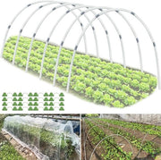 Tunnel per il giardinaggio con struttura di supporto in fibra di vetro per piante