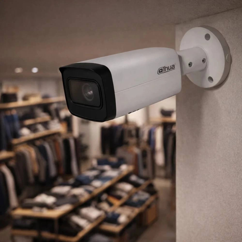 Dahua ipc-hfw2841t-zas telecamera di rete bullet ir varifocale 8 mp
