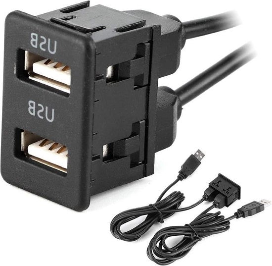 Cavo di collegamento per veicoli commerciali - Adattatore di rete USB doppia porta - 15 M.