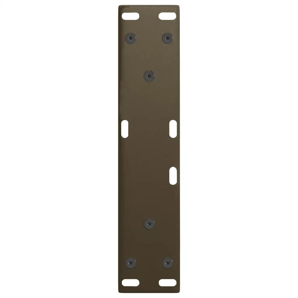 vidaXL Gambe per Tavolino da Caffè a Forma di V 2 pz Acciaio Naturale 28x(42-43,3) cm Acciaio