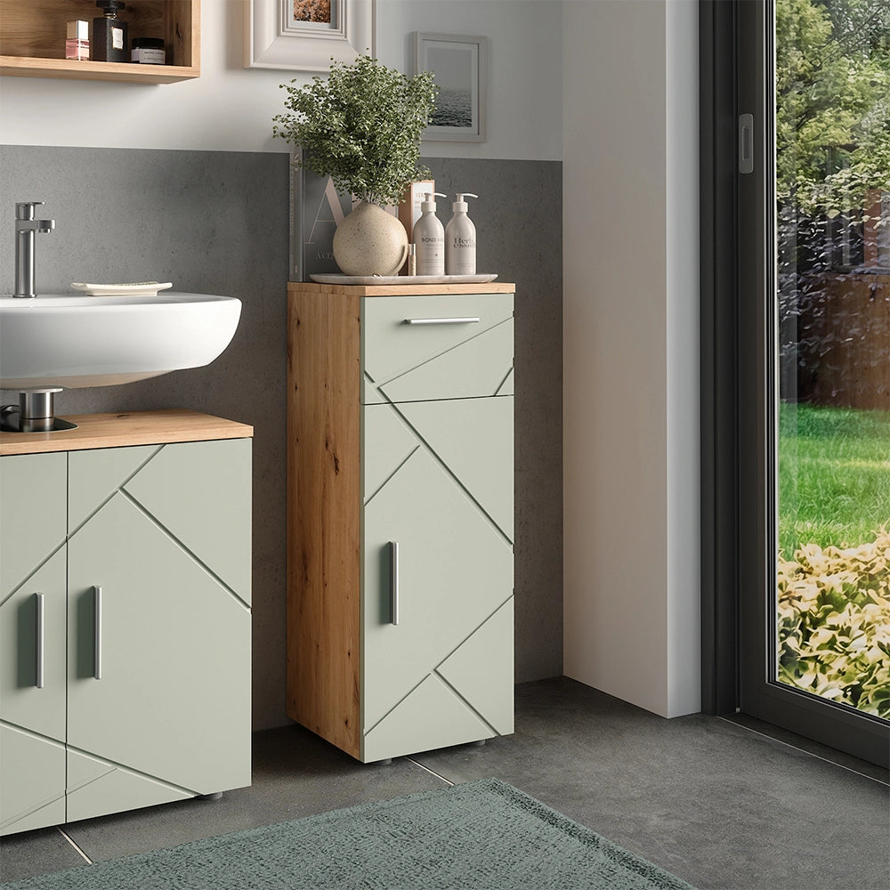 Vicco mobiletto bagno Verde salvia 30 x 81 cm