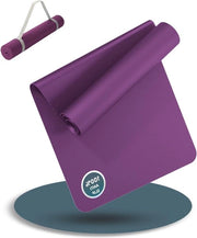 Mat di Yoga 180x60cm con Cinturino - Antiscivolo 4mm Spesso - Mat di Ginnastica e Fitness per Allenamento - Sport e Yoga in Casa