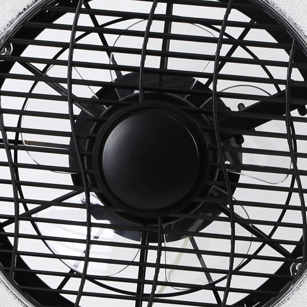 ZMH Ventilatore a Soffitto con Luce LED 40cm Moderno Telecomando Timer Dimmabile Silenzioso per Camera Soggiorno