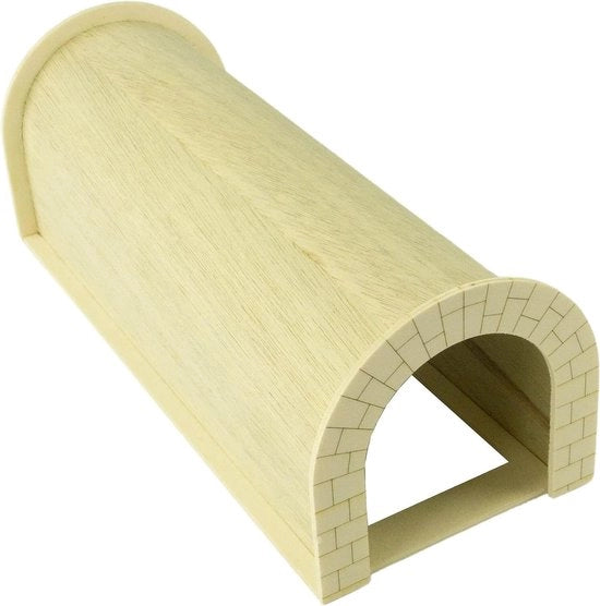 Tunnel in legno per piccoli animali e roditori - diametro 8 cm
