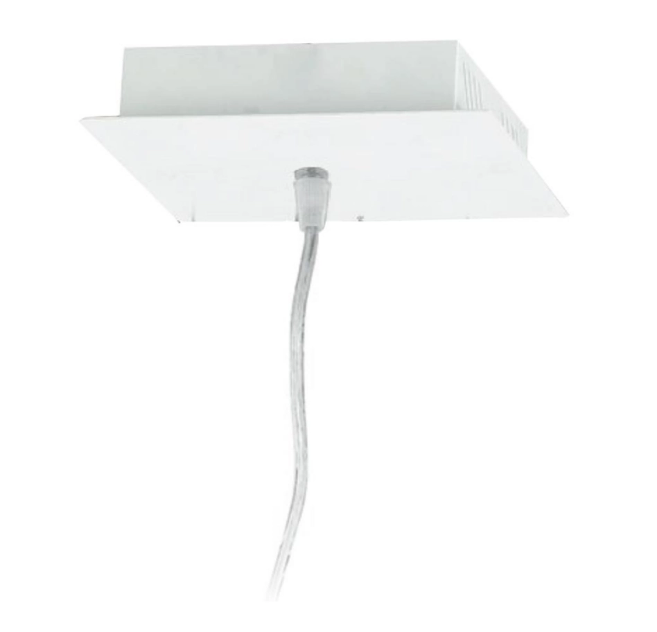Kit sospensione pannello led cavo 1,5 m scatola connessione 120x120x60mm