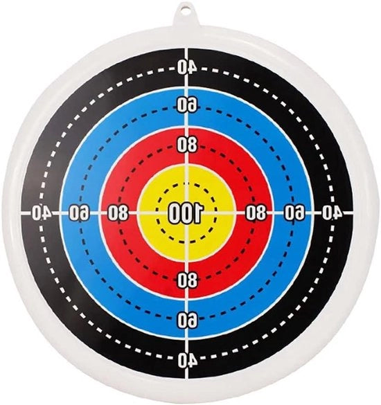 Boogschietzuignap per la pratica del bersaglio esterno per allenamento con indicatore di punteggio