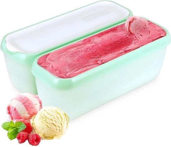 Contenitori per ghiaccio a doppio strato 1,5 litri, contenitori per ghiaccio con coperchi in silicone, contenitori per ghiaccio per ghiaccio fatto in casa, contenitori per ghiaccio per ghiaccio, contenitori per yogurt