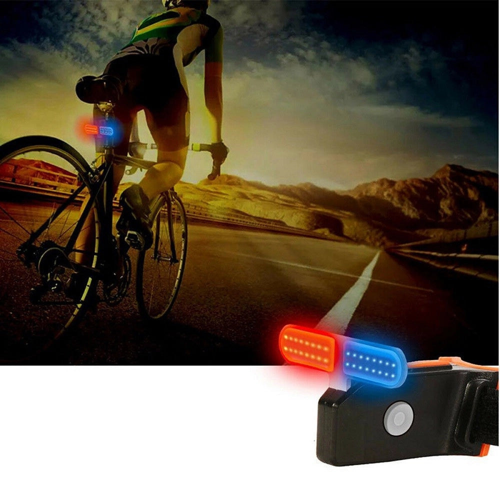 Trade Shop - Luce Posteriore Bici Luci Di Coda Ricaricabile Usb Impermeabile Bicicletta 0082 -