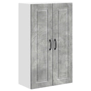 Pensile da cucina | Armadietto a muro PORTO Grigio cemento 60 x 31 x 100 cm