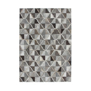Tappeto in pelle Eclipse 300 grigio 160x230 cm