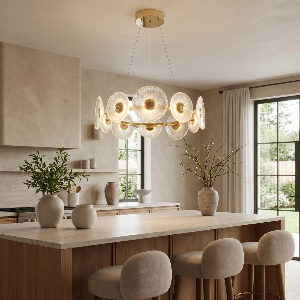 Lampada A Sospensione Da Soffitto Swe071-cp 60cm Gold