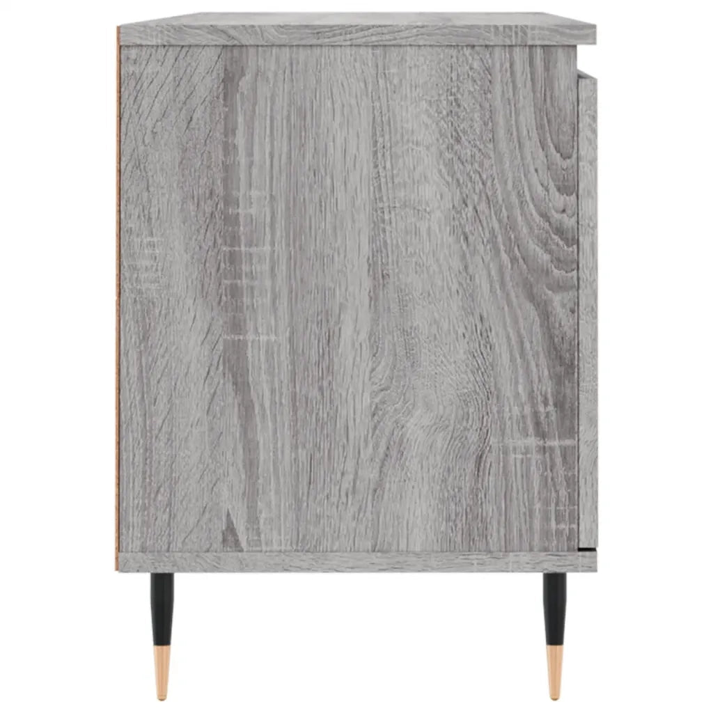 vidaXL Mobile Porta TV Grigio Sonoma 104x35x50 cm in Legno Multistrato