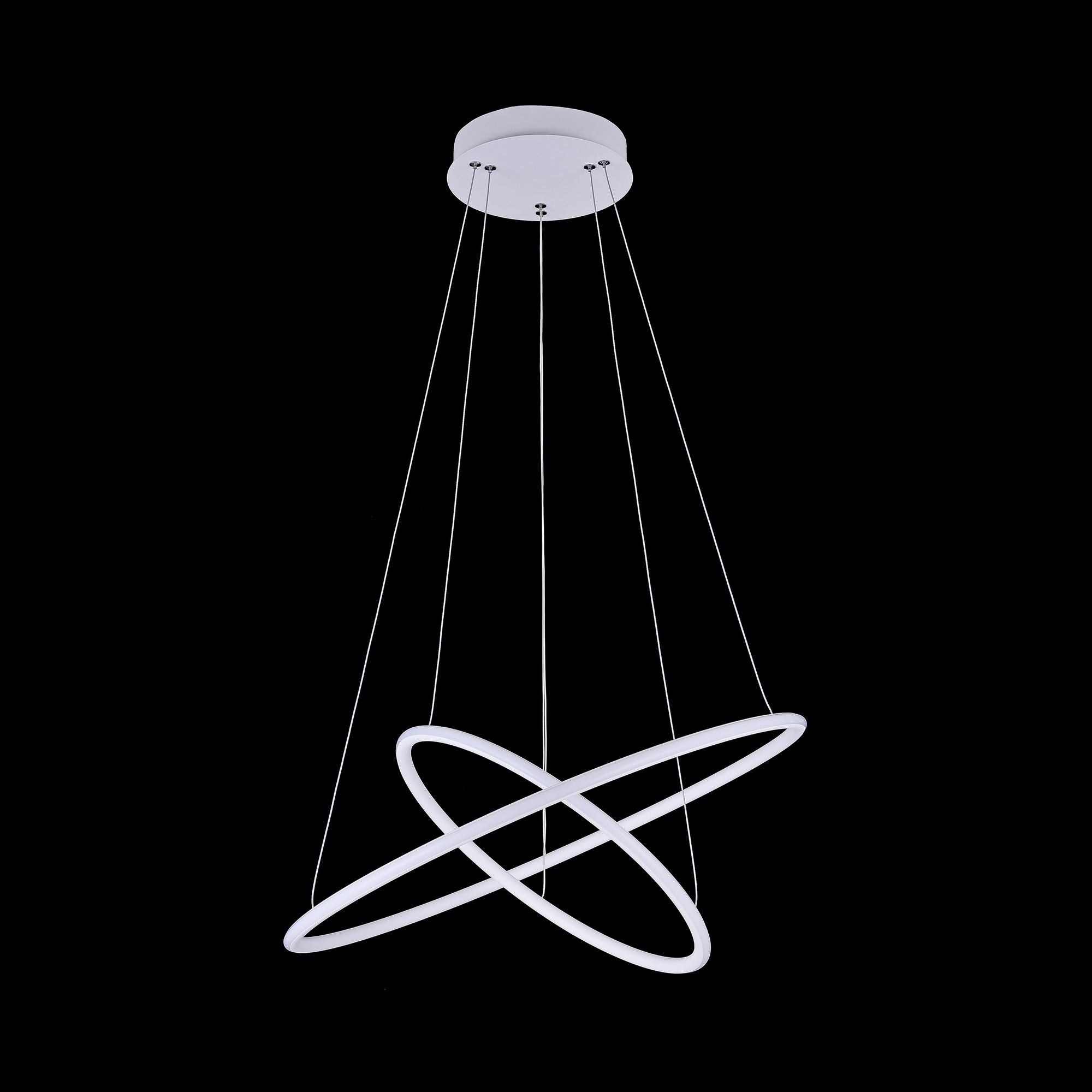 Lampada pendente Modern in Metallo Nola Bianco