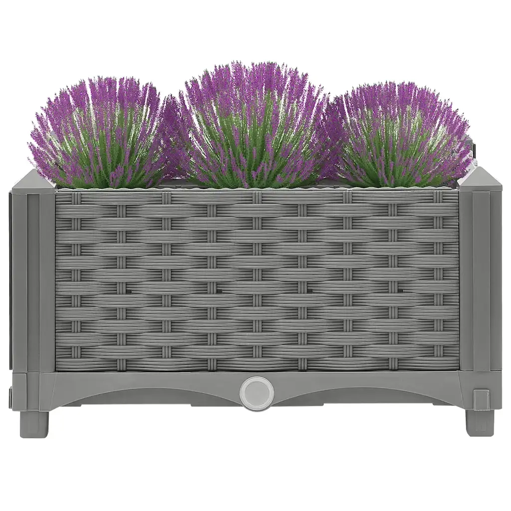 Fioriera Rialzata 40x40x23 cm in Polipropilene 153289