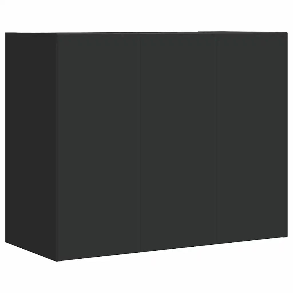 Armadietto a Muro | Mobile a Parete Nero 75x35x60 cm in Truciolato