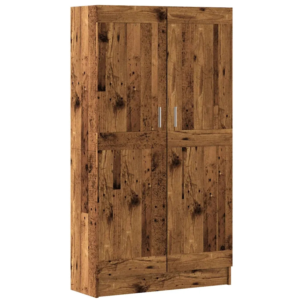 Libreria Legno Antico 82,5x30,5x150 cm in Legno Multistrato