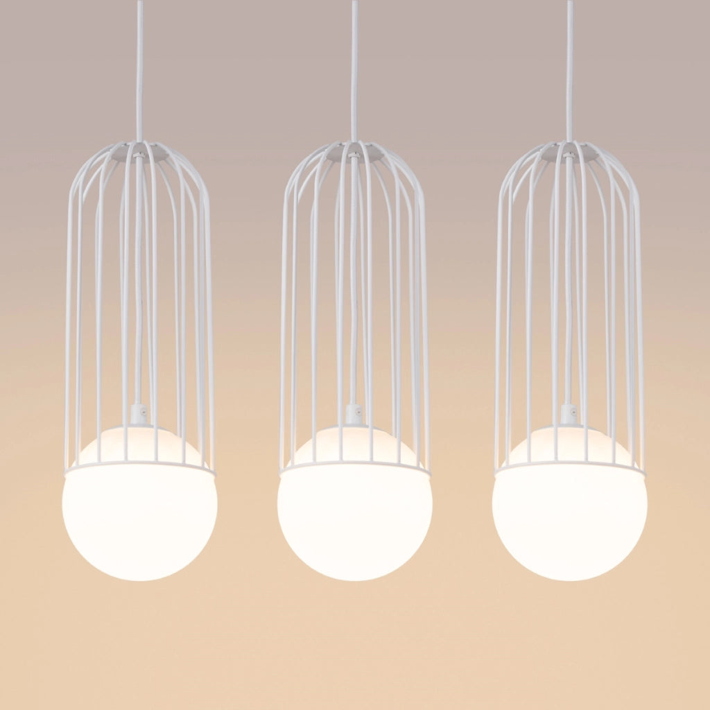 Lampada a sospensione BRINA 3L bianco