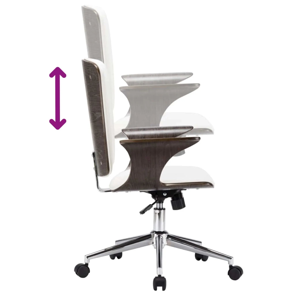 Sedie da Ufficio Girevoli 2 pz Similpelle 69 x 61 x 104 cm 279479