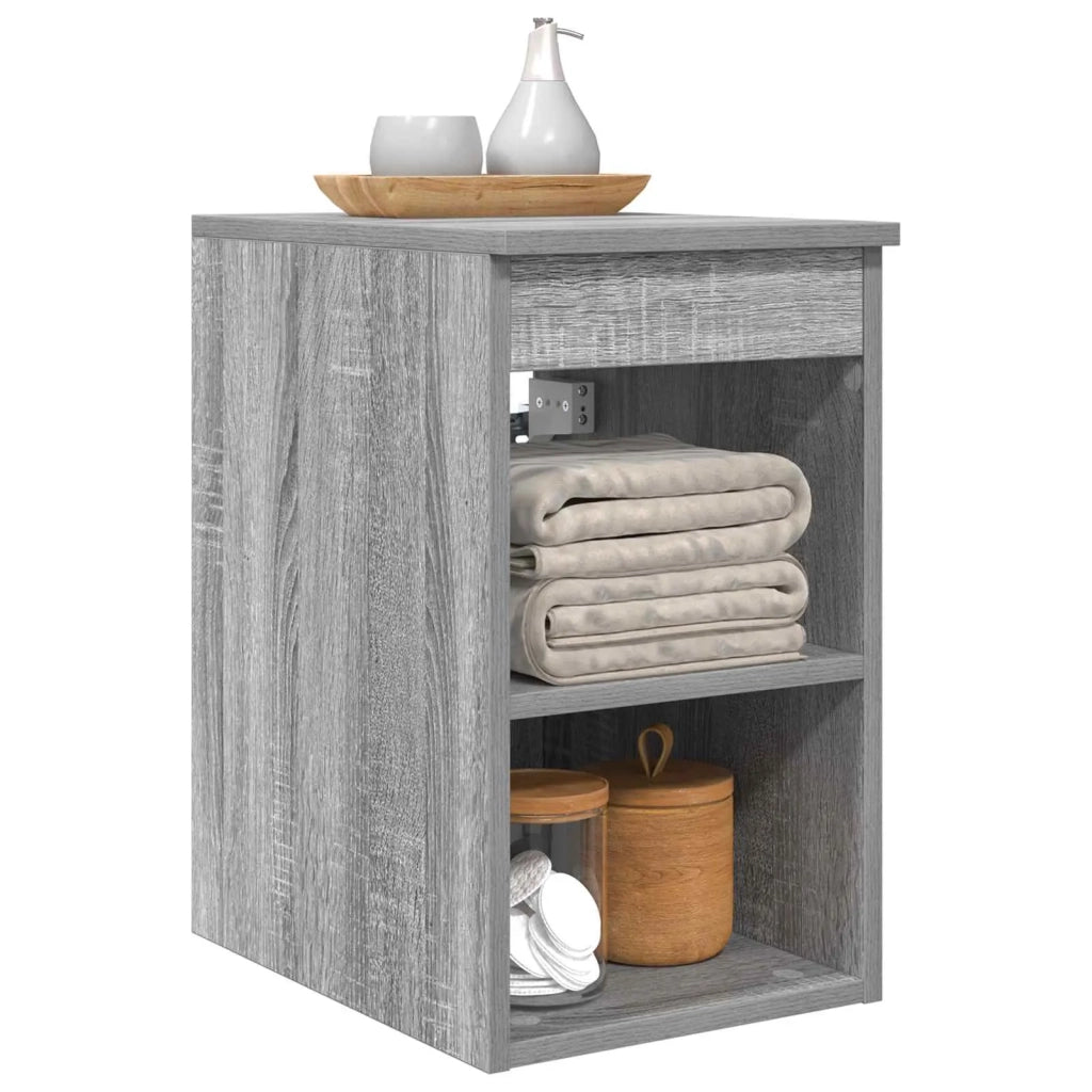 Armadio Bagno In-between Sonoma grigio 30 x 35 x 50 cm 890339