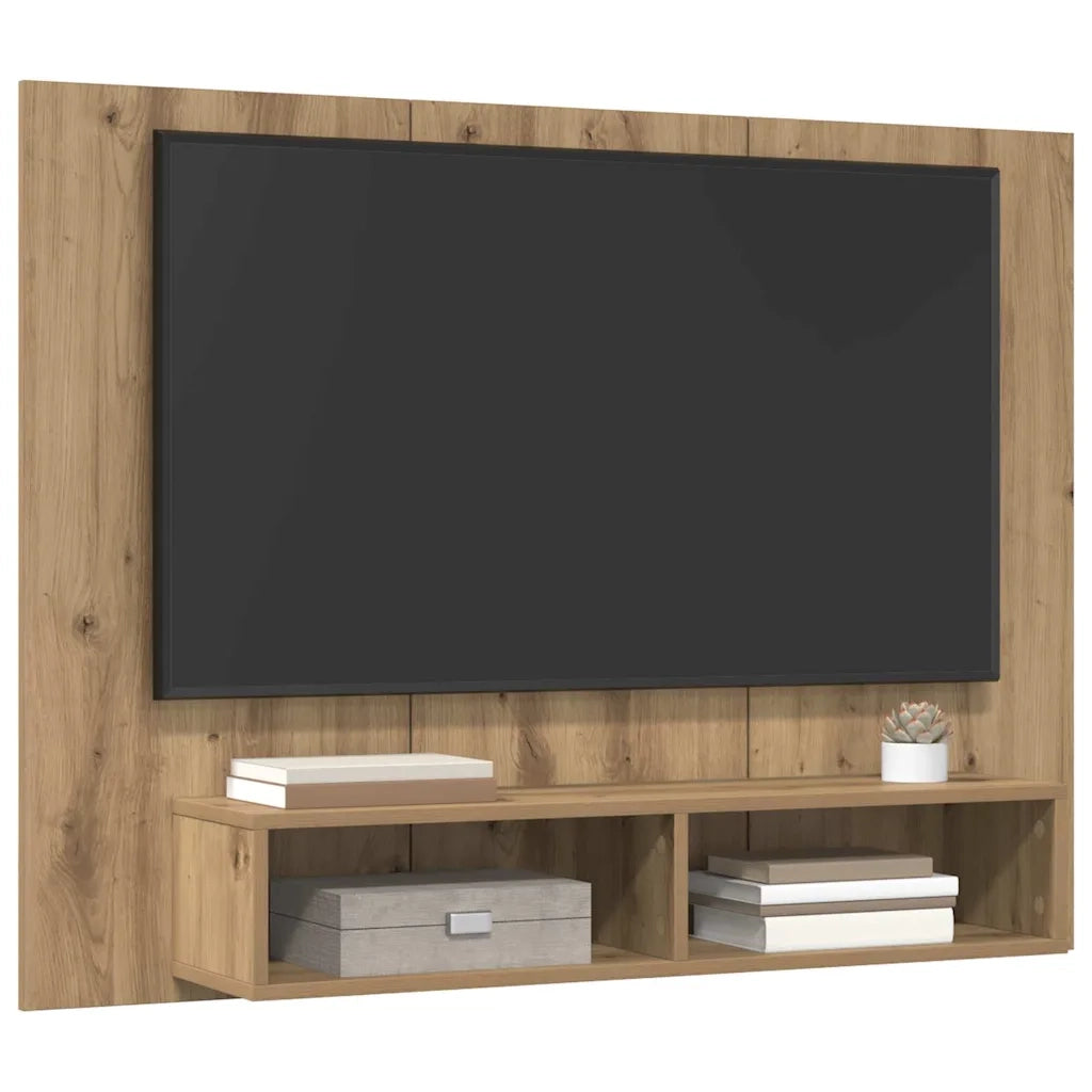 vidaXL Mobile TV da Parete rovere artigianale 120 x 23.5 x 90 cm