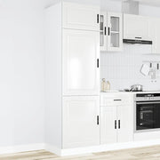 Armadio da Cucina Porto Bianco Lucido in Legno Multistrato
