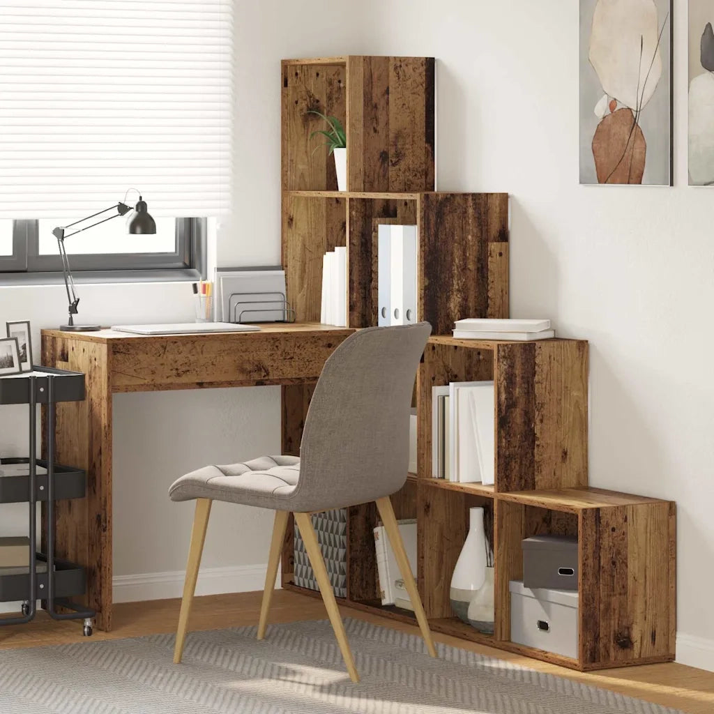 Scrivania | Tavolo da Ufficio ad angolo Legno vecchio 101,5 x 149,5 x 149,5 cm