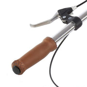 Manubri Ergonomici per Bicicletta - Manubri in Kunstleren con Antislip - Comfortevoli - Confezione Riciclabile - Diametro 3,3 cm - Manubri per Bicicletta