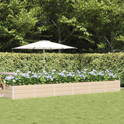 Fioriera Avorio 480 x 80 x 45 cm Acciaio