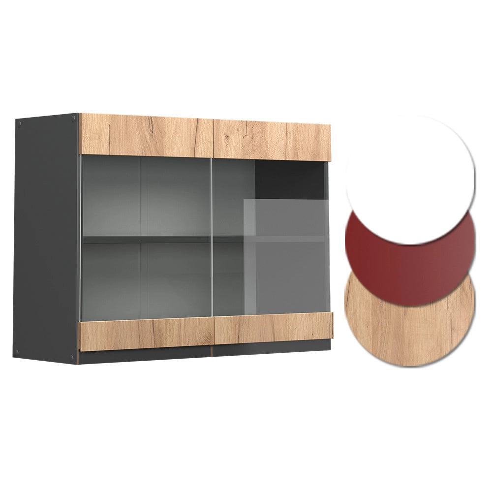 Vicco Mobile alto Quercia dorata 80 cm Forma a J