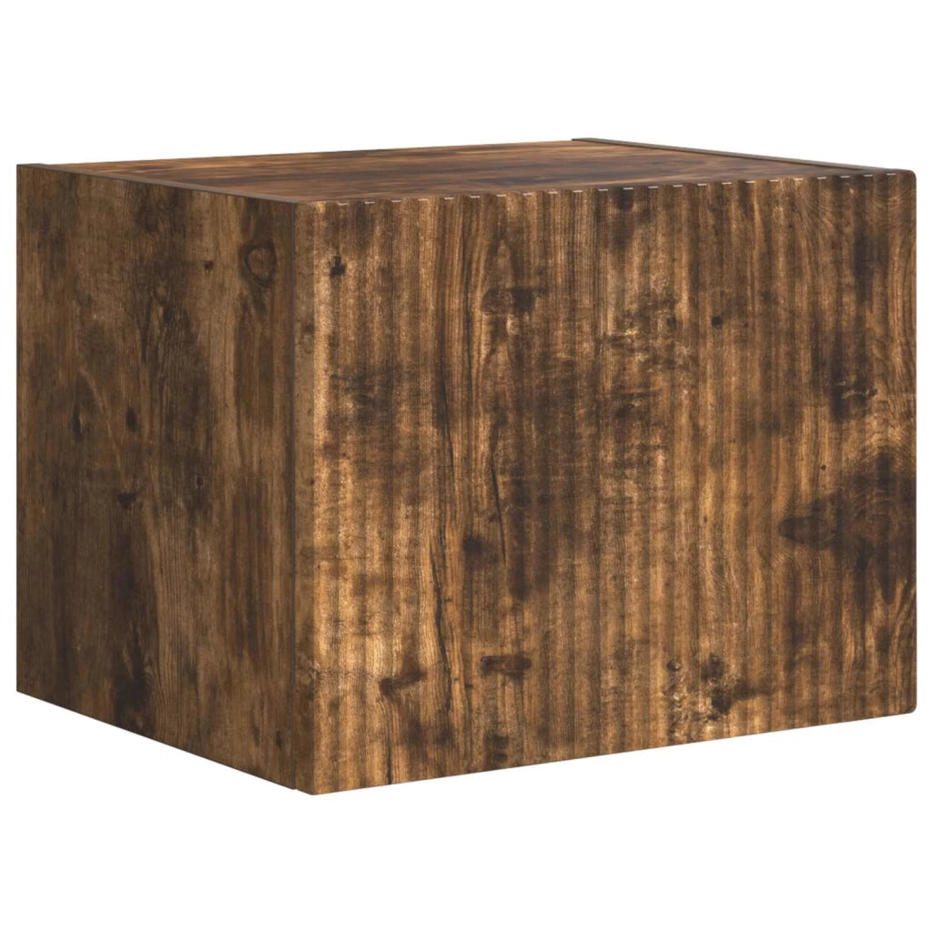 Set di Mobiletto da TV a Parete 6 pcs Rovere fumé