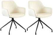 2er Set Esszimmerstuhl Welby Samt
