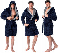 Accappatoio Jordan Navy-grey L