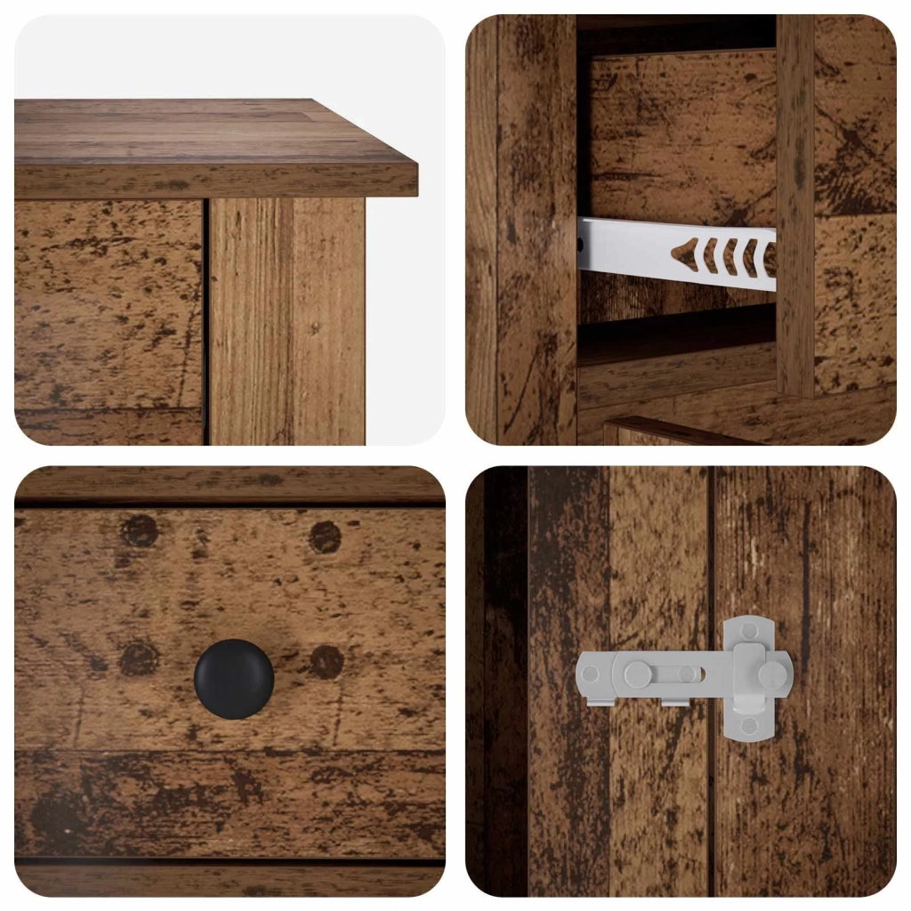 Mobile da cassa per cani Legno antico 50 x 47,5 x 80 cm 8014783