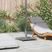 Base per ombrellone-Supporto per ombrellone Aspetto Legno Grigio Scuro 45 x 45 x 31 cm