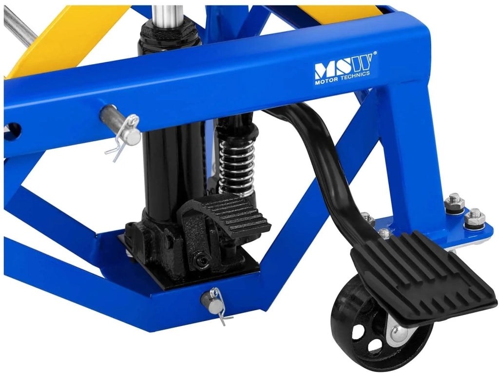 Tavolo elevatore mobile per motociclette sollevatore idraulico per motociclette piattaforma elevatrice mobile capacità 150 kg 14_0003720