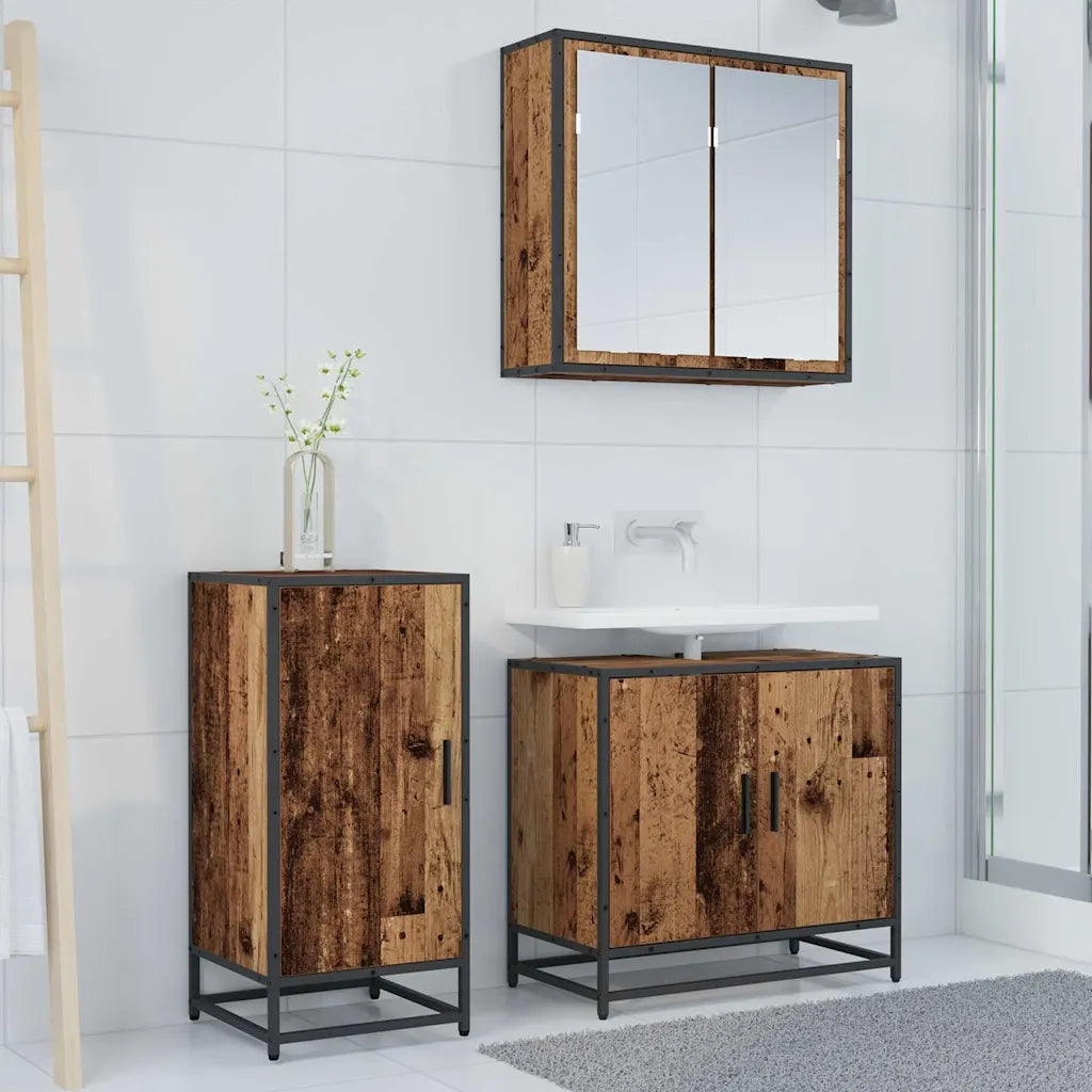 Credenza | Madia | Buffet da pranzo | Armadio da pranzo Legno vecchio 35,5 x 35 x 76 cm