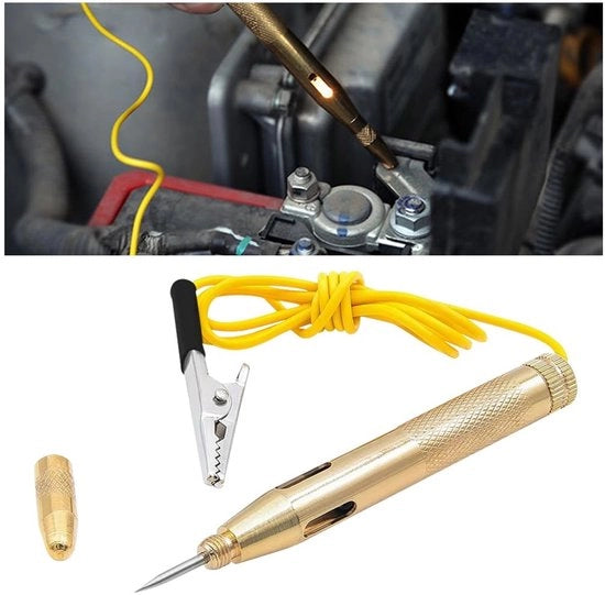 Testatore di corrente e circuito - Universale - Per il mantenimento del veicolo - Accessori per veicoli - Giallo - Affidabile e efficiente